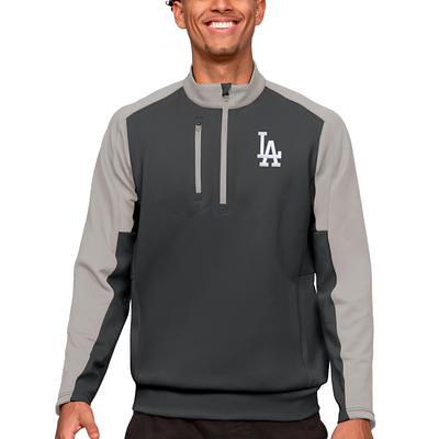 Los Angeles Dodgers Antigua Victory Pullover Hoodie - Heathered Gray