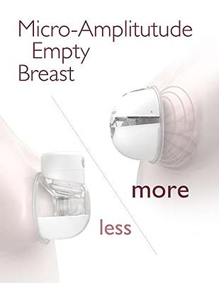  Momcozy Breast Pump Hands Free M5, Wearable Breast Pump Of  Baby Mouth Double-Sealed Flange