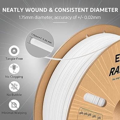 ELEGOO PLA Filament 1.75mm 3D Printer Filament, Dimensional Accuracy +/-  0.02 mm, Compatible with Most FDM Printer, Grey 1kg 