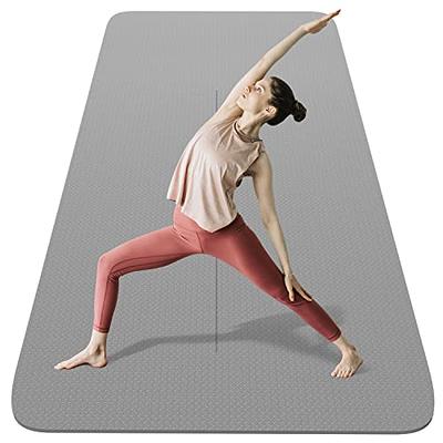 FrenzyBird Large Yoga Mat 6' x 4' x 1/4,Extra Wide Exercise Mat Large  Exercise Mat Big Home Yoga Mat Pilates Mat,Non Slip,Thick,TPE Workout  Mat,for