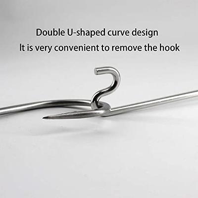 PHLKJL Stainless Steel Fishing Hook Remover，Dehooker Tool,Push/Pull Hook  Remover，Anti-Lost Saltwater Dehooker Tool Shark Hook Remover.(13) - Yahoo  Shopping