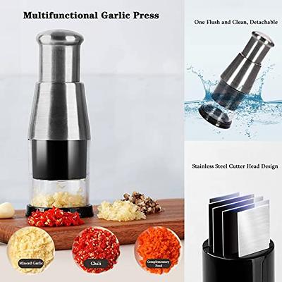 Geedel Food Chopper, Easy to Clean Manual Hand Vegetable Chopper Dicer,  Dishwasher Safe Slap Onion Chopper for Veggies Onions Garlic Nuts Salads  Red 
