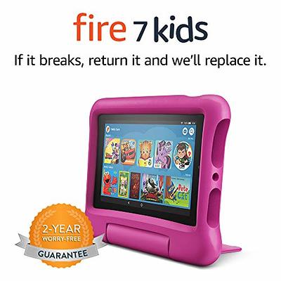 Fire 7 Kids tablet, ages 3-7. Top-selling 7 kids tablet on  -  2022 | ad-free content with parental controls included, 10-hr battery, 16