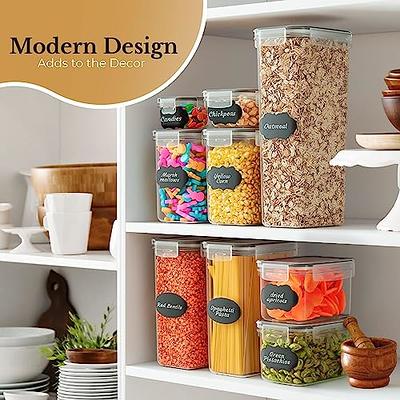 Utopia Kitchen Cereal Containers Storage - 4 Pack Airtight Food Storage  Containers & Cereal Dispenser For Pantry Organization And Storage -  Canister