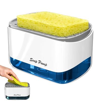 Dish Soap Dispenser For Kitchen Sink With Sponge Holder - Temu