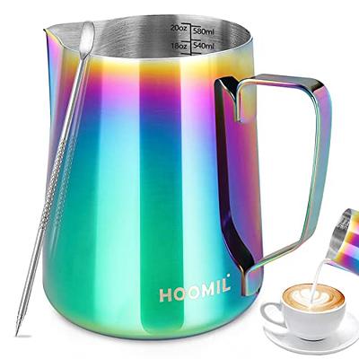HeyMate Milk Frother, 4-in-1 Electric Milk Frother and Steamer, 24oz/700ml  Detachable Milk Warmer - Dishwasher Safe, Rotation Control Smart Automatic Milk  Steamer for Latte, Cappuccinos, Hot Chocolate