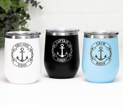 Boat accessories Boat gift Personalized nautical tumbler Boating