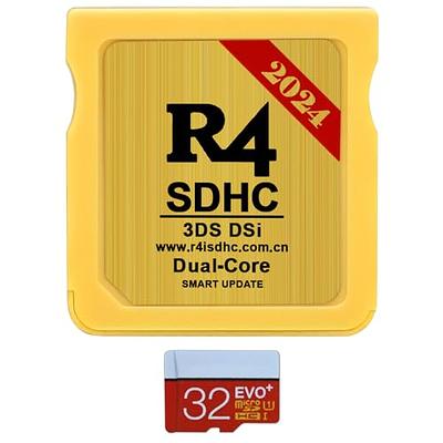  2023 SDHC Wood Version Plus Card R4 Card R4 SDHC with 32GB TF  SD Card for DS DSI 2DS 3DS NDS, No Game timebomb : Video Games