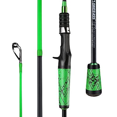 Sougayilang Fishing Rod, 2-Piece Composite Graphite & Glass Blanks  Saltwater Trolling Rod Offshore Surf Fishing Pole with Stainless Steel Line  Guides for Catfish, Salmon Glass Fiber Spinning Rod - Yahoo Shopping