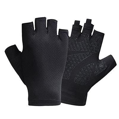 Andy's Orchids Half Finger Cycling Gloves, Men Women Ice Silk Gloves,  Cycling Mittens, Thin Driving Gloves, Sun Protection Gloves for Outdoor  Sports Driving Fishing Fitness Black - Yahoo Shopping