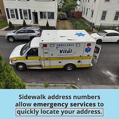 Curb Stencil Kit for Address Painting, All Numbers - 14 Mil Mylar Plastic  [4 Tall Numbers, 2 of Each] (Soft Serif Font) - Yahoo Shopping