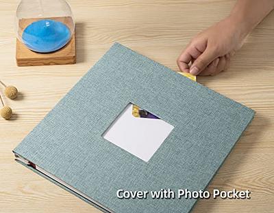 Large Photo Album Self Adhesive 3X5 4X6 5X7 8X10 Pictures Linen