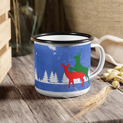 Funny Christmas Mug, Secret Santa Gift, Reindeer Mug, Personalized Hot  Chocolate Mugs 