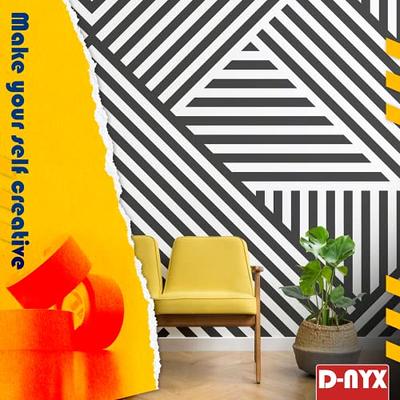 D-NYX 2 Pack Professional Painters Tape 2 inches x 60 Yards Sharp Edge Line  Technology