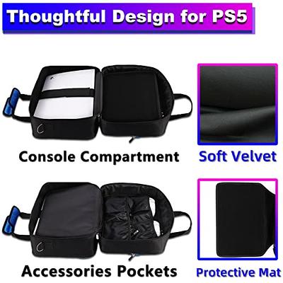 SWOJG Carrying Case for PS5, Protective Travel Bag for PS 5