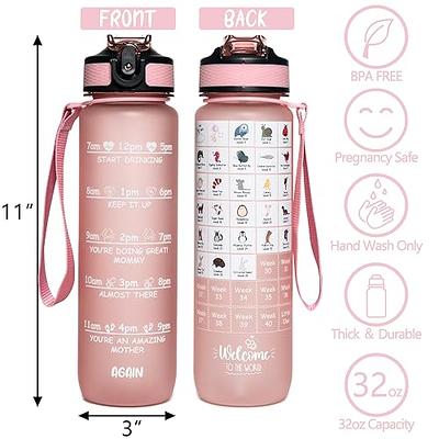 Initial Water Bottle - Pink, S