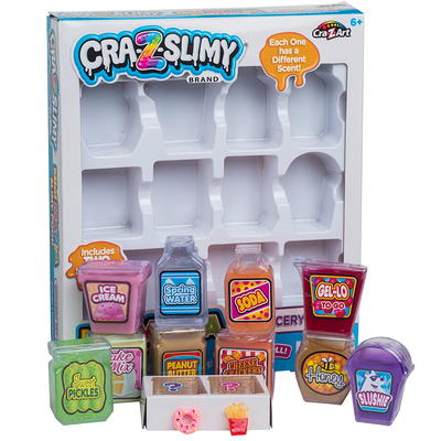 Cra-Z-Slimy Mini Mania Slimy Food Grocery Set #1