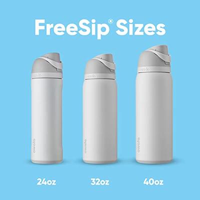 Owala FreeSip 24-oz. Stainless Steel Water Bottle + 2 Bonus Straws