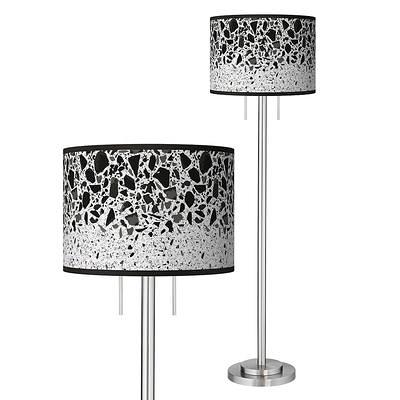 Terrazzo Giclee Brushed Nickel Garth Floor Lamp - Yahoo Shopping