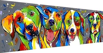 JFYHAB 5D Dog Diamond Painting, Large Size Diamond Painting Dog Kits for  Adults，DIY Full Drill Crystal Rhinestone Arts and Crafts, Gem Art Paints  with Diamond Home Wall Decor 35.4 x11.8 - Yahoo