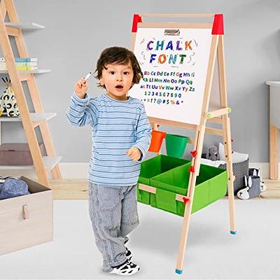  Weudear Kids Easel, Kids Toys Rotatable Double Sided