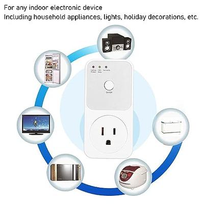 Voltage Protector Single Outlet Surge Protector Plug in for Home Appliance  Wall Mount Power Suppressor for