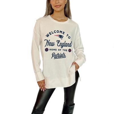 Ole Miss Rebels Gameday Couture Women's Side-Slit French Terry Crewneck  Sweatshirt - Gray