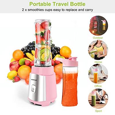 Personal Smoothie Blender, Portable Blender with 2*20oz Blender