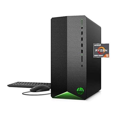 HP 2021 Newest Pavilion Gaming Desktop Computer, AMD 6-Core Ryzen