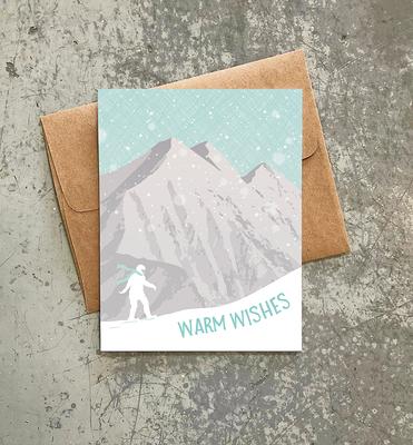 Christmas Yeti Greeting Card