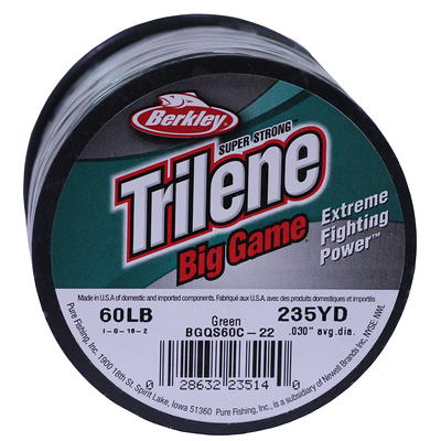 Berkley Trilene Big Game, Green, 60lb 27.2kg Monofilament Fishing