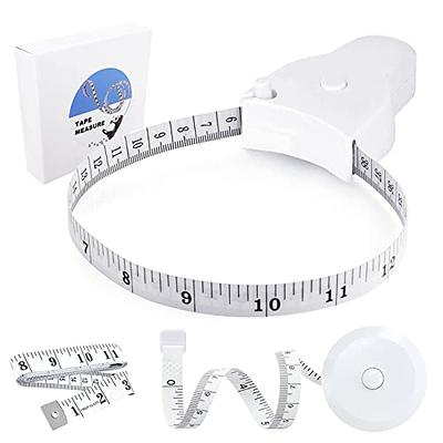 New Product,2 Pack Automatic Telescopic Tape Measure,body Measuring Tape 60  Inch(150cm),lock Pin & Push Button