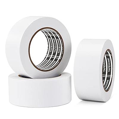 3 Pack Waterproof Tape for Outdoor Use Duct Tape Heavy Duty White Duck Tape Waterproof Tape Duct Tape White, 2 Inches x 30 Yards