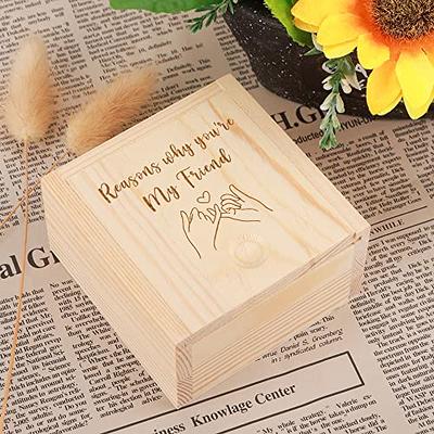 Unique Friendship Gift - Reasons Why You are My Friend, 10 Reasons Why You  are My Friend, Wooden Hearts in The Box Friendship and Bestie Gifts for  Friends, Friendship Keepsake 