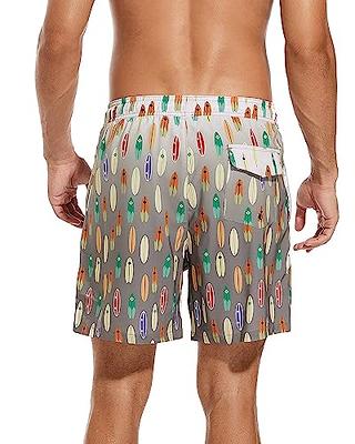 Club Room Men's Colorblocked 5 Swim Shorts, Created for Macy's - Macy's