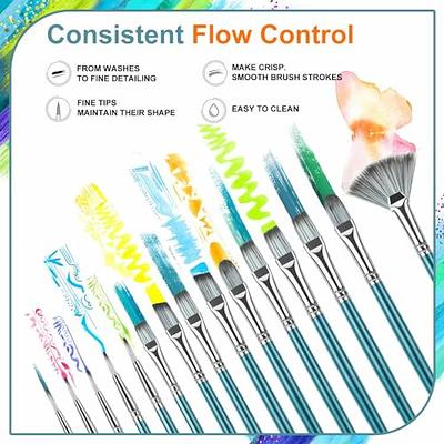6pcs Artist Paintbrushes Kids Adult Drawing Tools DIY Set for Acrylic  Painting