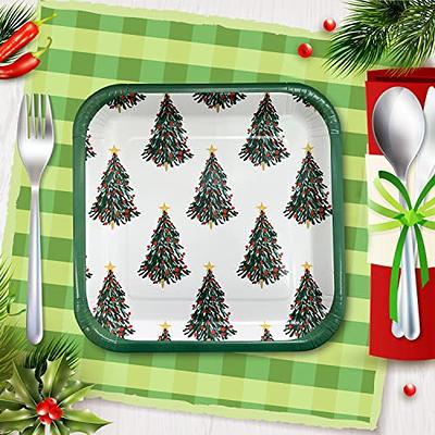 EcoAvance Small Paper Plates, 100 Pack Oval Paper Plates, Eco Friendly  Disposable Plates for Thanksgiving Christmas, Dessert Paper Plates White  7.5 x