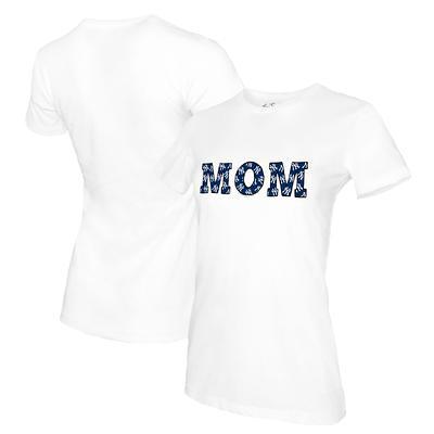 New York Yankees Tiny Turnip Women's Baseball Tie T-Shirt - White