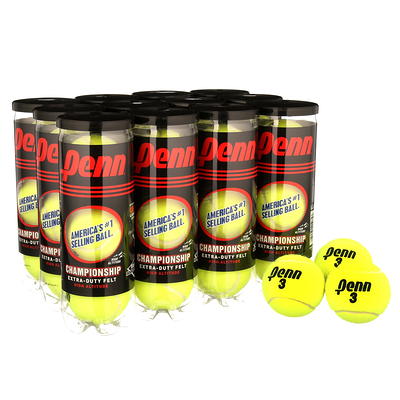 Penn Championship Tennis Balls - Extra Duty Felt Pressurized Tennis Balls