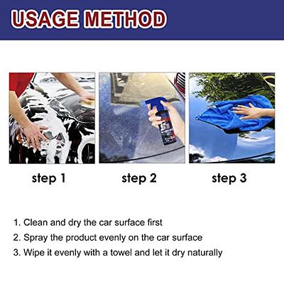 1~3* Sopami Car Coating Spray,Protection Quick Car Wax Polish for-Car  Motorcycle
