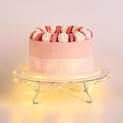 Medium Clear Plastic Cake Stand