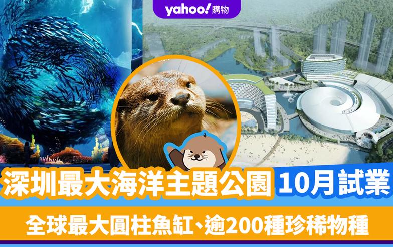 深圳最大海洋主題公園「小梅沙新海洋世界」10月試業！全球最大圓柱魚缸、逾200種珍稀物種 即睇門票優惠