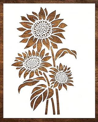 DLY LIFESTYLE Large Sunflower Stencil for Painting (12x15 Inches) -Reusable  Sun Flower Stencils for Painting on Wood, Crafts, Canvas, Paper, Fabric,  Furniture -DIY Large Stencils for Painting on Walls - Yahoo Shopping