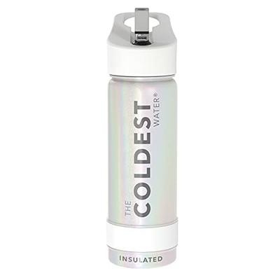 Coldest Sports Water Bottle - 32 oz (Straw Lid), Leak Proof, Vacuum  Insulated Stainless Steel, Hot Cold, Double Walled, Thermo Mug, Metal  Canteen (32