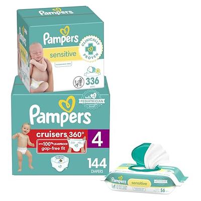  Pampers Easy Ups Training Underwear Girls, 4T-5T Size 6 Diapers,  56 Count (Packaging & Prints May Vary) (Pack of 2) : Baby