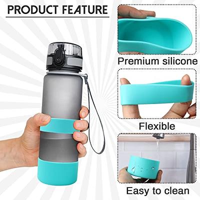 qoupln 3 Sets Double Protective Silicone Bottle Boot 12-24oz Silicone  Bottle Bottom Sleeve Cover with Silicone Ring Water Bottle Sleeve Rubber  Flex Boot for Most Wide Mouth Water Bottles - Yahoo Shopping