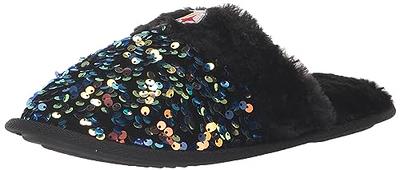 Denver Broncos NFL Womens Fur Team Color Moccasin Slippers