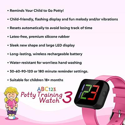 Potty Training Toilet Timer Watch for Boys & Girls, Fun Flashing