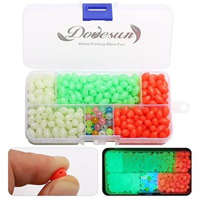 1000pcs Fishing Beads Assortment Set Soft Plastic Oval Round Fishing Bait  Eggs