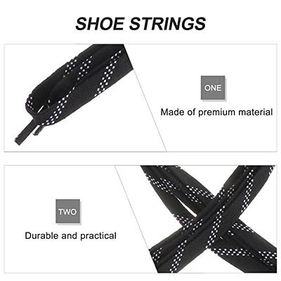 MTLEE Rhinestone Shoe Laces Bling Shoe Laces Rhinestone Diamond Hoodie  String Glitter Cords for Sneakers with Aglets Silver 5.47 Yards